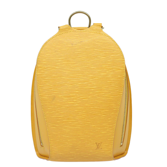 LOUIS VUITTON Epi Mabillon Backpack Yellow M52239 LV Auth 83123 - Picture 13 of 16